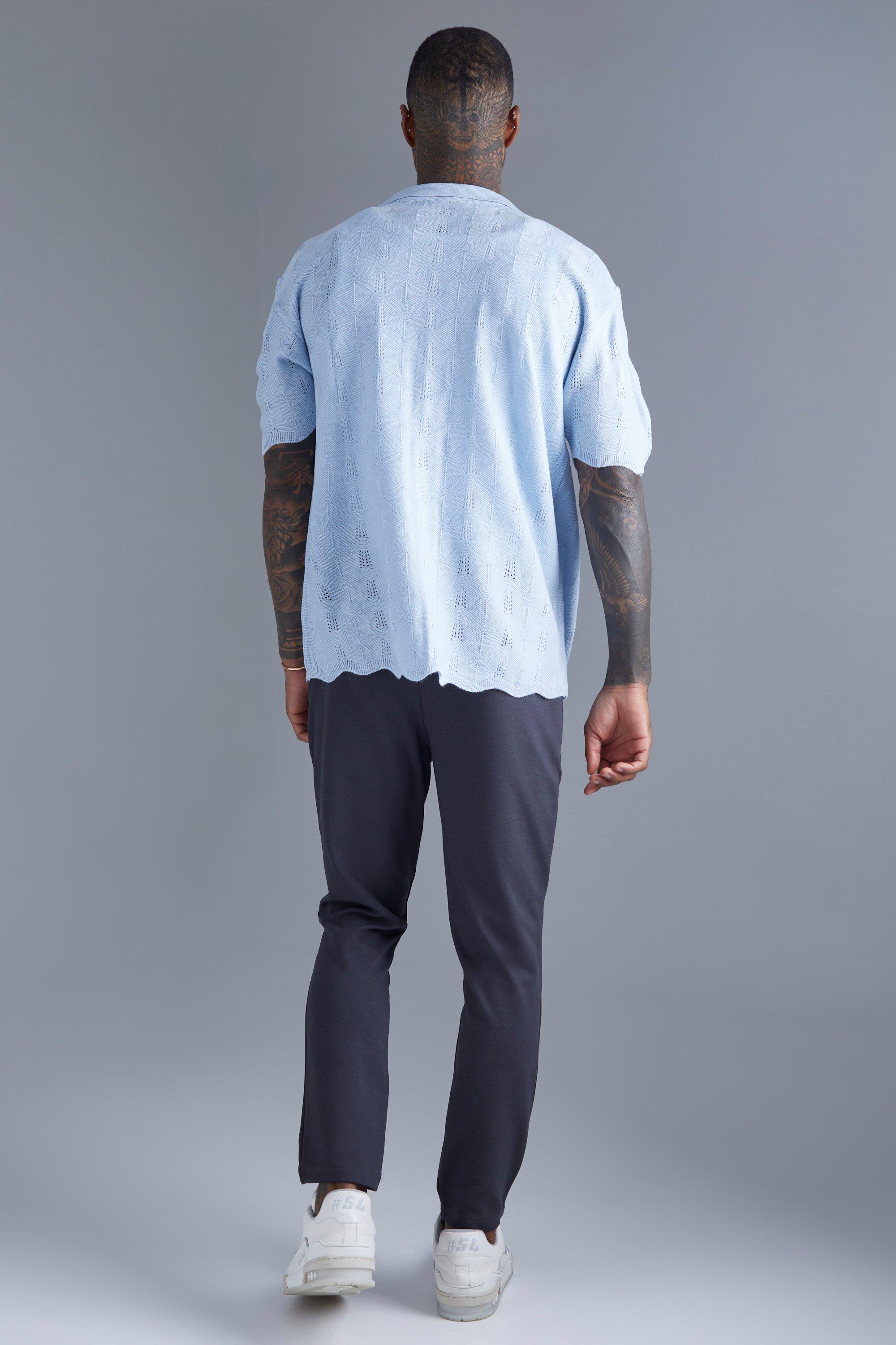 Short sleeves shirt - no popular stitches between shoulder and sleeves